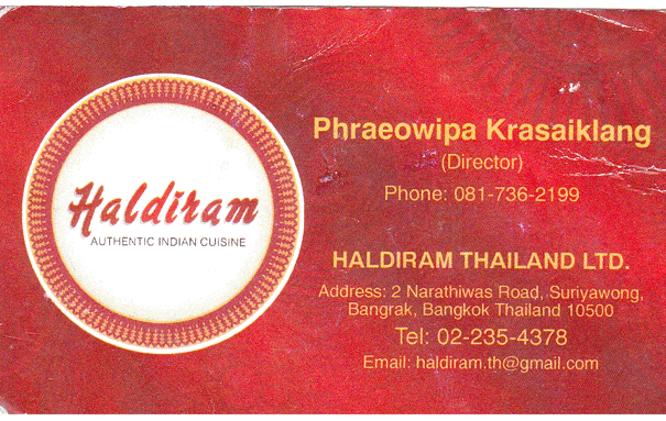 HALDIRAM THAILAND